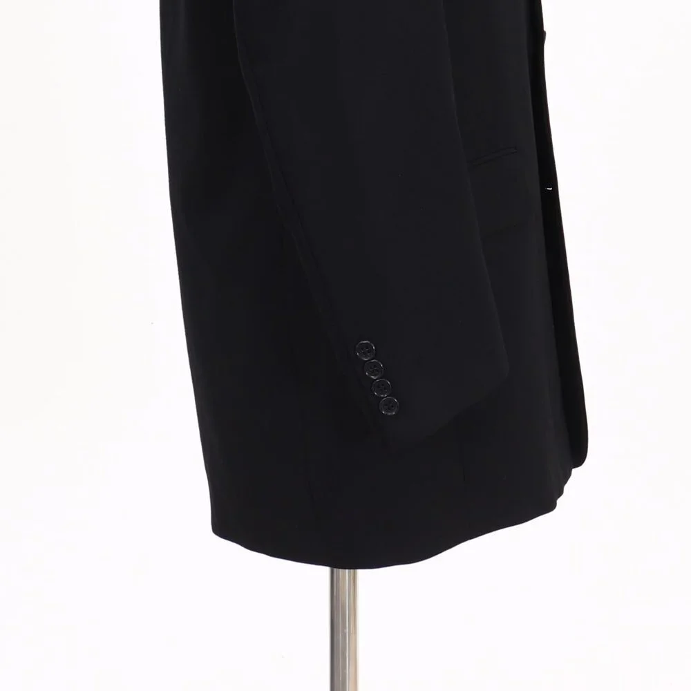 Ted Baker 39R Black Solid 3-Button Sport Coat Blazer Jacket V264 - Picture 8 of 11